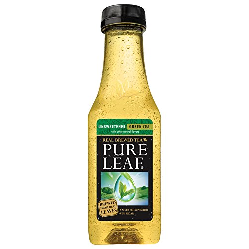 Pure Leaf Iced Tea, Unsweetened Green Tea, Real Brewed Tea, 0 Calories