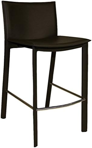 Mod Home Collection Panca Counter Stool, Black