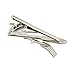 TCSHOW Metal Crossed Knife and Fork Tie Clip Tie Bar with Gift Box (Silver)