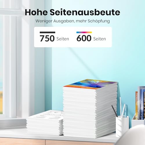 560 561 patronen Kompatible für Canon druckerpatronen 560 XL 561 XL für Canon PIXMA TS5350i TS7450i TS5300 TS5350a TS5350 TS5351i TS5355a TS7400 TS7451a TS7450 TS5351a(1 Schwarz, 1 Farbe)