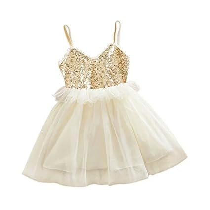golden baby frock