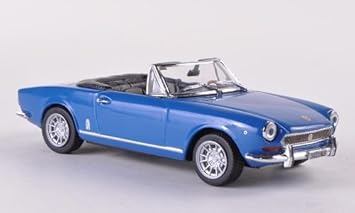 Fiat 124 Spider Bs Blau 1970 Modellauto Fertigmodell Vitesse 1 43 Amazon De Spielzeug