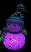 Velishy(TM) 1 Pc Color Changing LED Cute Snowman Christmas Decorate Night Light