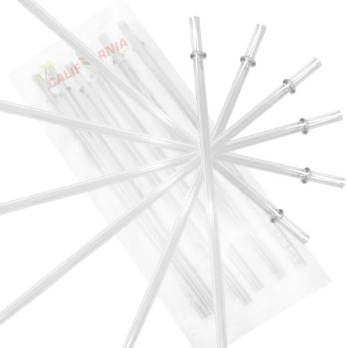 California Straw Acrylic Straw Set of 6, Fits 16oz, 20oz, 24oz Tumblers