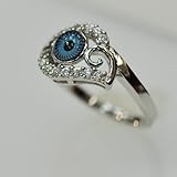 Evil Eye Ring & Cubic Zirconia Evil Eye Ring