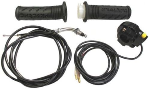 Qauick GY6 125cc 150cc 7-inch High Performance Racing Exhaust Muffler System 152QMI 157QMJ Scooter Moped ATV Go Kart (Red)