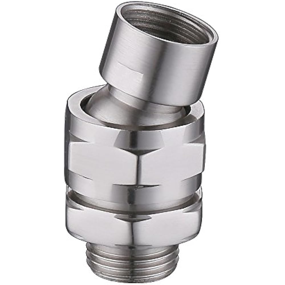 Shower Head Swivel Ball Adapter Brass Joint Adjustable Arm Connector Universal 607353706612 eBay