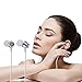 Earbuds Earphones with Selfie, Welmor In-Ear Stereo Bass Headphones Noise Isolating Headsets with Built-in Remote Shutter /Microphone/ Volume Control +Carrying Case+Extra Earbuds(S/M/L) (Sliver)