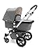 Bugaboo Cameleon3 Classic Complete Stroller, Grey Mélange - Versatile, Foldable Mid-Size Stroller with Adjustable Handlebar, Reversible Seat and Car Seat Compatibility