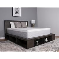 Dreamfoam iPedic Sojourn 12" Medium Comfort Gel Memory Foam Mattress, Queen-Made in The USA