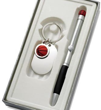 Aeropen International KB-5231 Basketball - Sport Gift Set with Pen and Key Ring