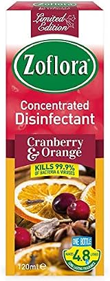 Zoflora Concentrated Disinfectant Cranberry & Orange 250ml
