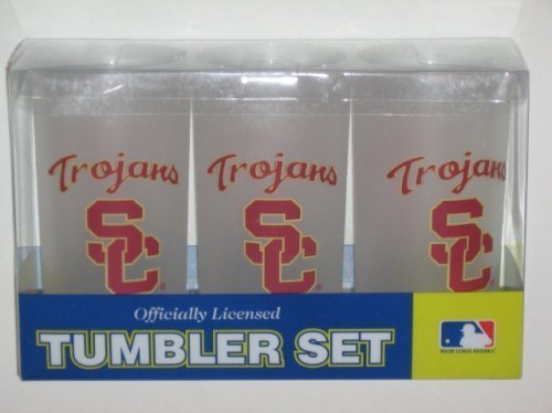 Sc Trojans Officially Licensed Acrylic Tumbler Drinkware Set (3 Pack)
