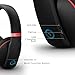 White Label AncStudio Bluetooth 4.0 Stereo Wireless Noise Cancelling 3.5mm Audio Input Headphones with Built in Mic - Black