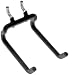 Dorman Hardware 4-9814 Flat Double Hook, 1/4-Inch, Black
