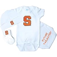 Future Tailgater Syracuse Orange 3 Piece Baby Clothing Set (Newborn)