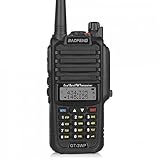 BaoFeng 1 Pack GT-3WP PoFung GT-3WP Dual Band Two-Way Radio, Waterproof Dustproof IP67 Walkie Talkie Transceiver, VHF/UHF 136-174/400-520MHz, Black