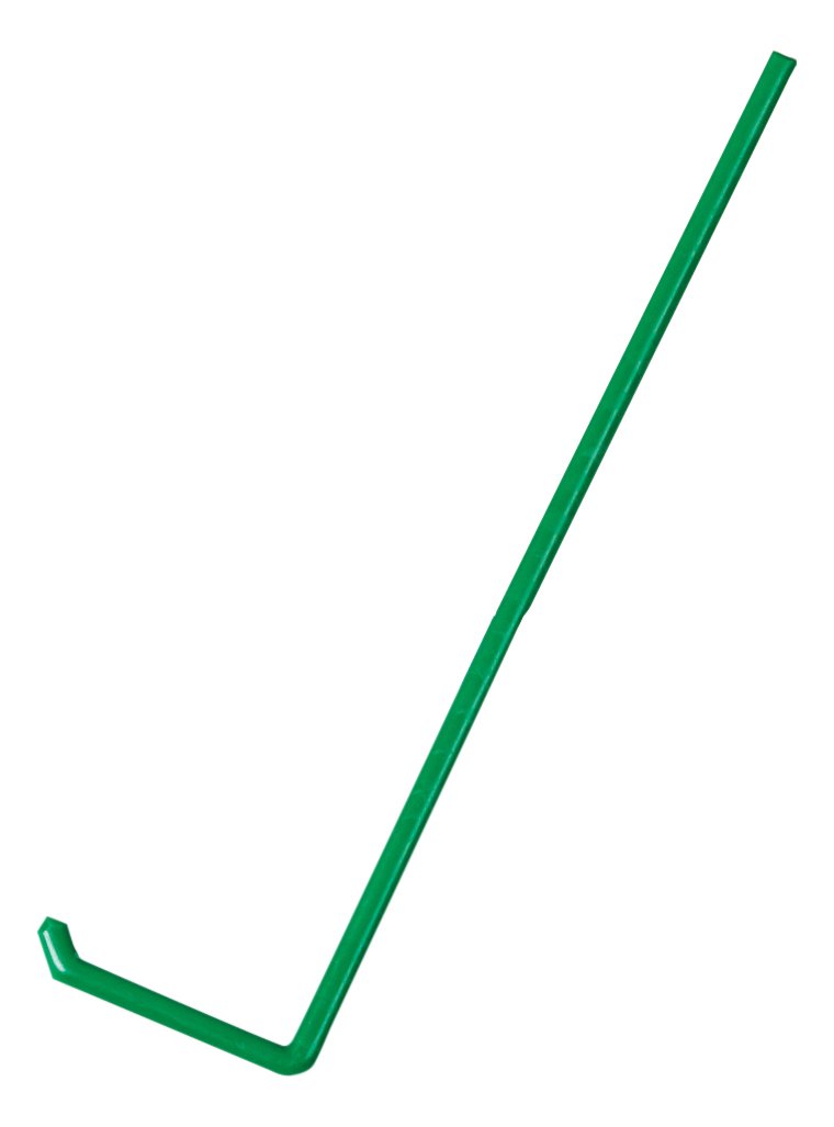 Heathrow Scientific HD8171A ABS 10 Spreaders Per Zip Sterile Bag, 4 mm Diameter x 146 mm Length x 38 mm Width, Green (Pack of 500)