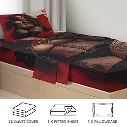 Sexy Girl Twin XL Dorm Bedding 3 Piece Sexy Naked