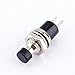Yosoo 10pcs Mini Push Button Switch Momentary Switch Automotive On/Off Switch Black