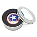 Fidget Spinner Captain America & Iron Man, Smooth Custom Round Shaped Hand Spinners with Ceramic Bearing, Metal and Durable. Stress Reducer Toy & Perfect for ADHD, ADD, Anxiety (2 pack)