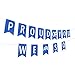 We are so Proud of You Blue Graduation Banner - Assembled - Graduation Party Supplies 2019 Blue, Graduation Decorations Congratulations Grad Party Decorations, NO DIY, Felt Banner for High School Seni