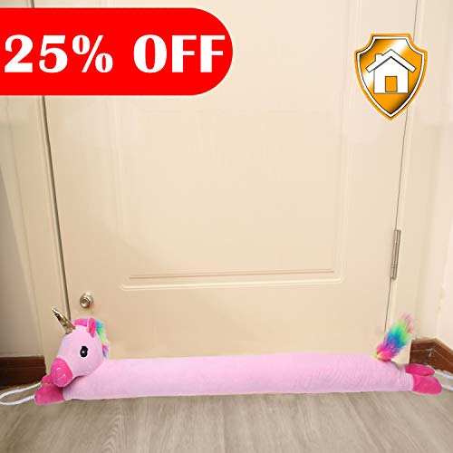 MAXTID 38" Under Door Draft Stopper Weighted 2 Lbs Heavy Duty Sound