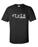 I Ate Some Pie And It Was Delicious math geek humor funny graphic T Shirts