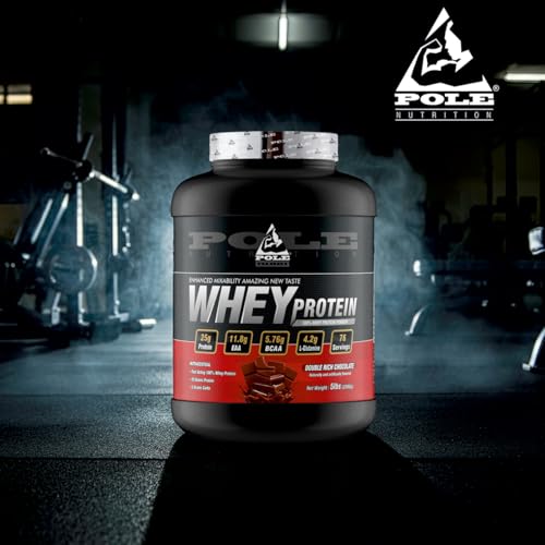 Pole Nutrition Whey Protein Powder, 76 Servings, 2268g (Banana)