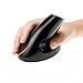 Artizando 2.4G Wireless Vertical Ergonomic Optical Mouse, 800/1200/1600/2400 DPI, 5 Buttons – Black