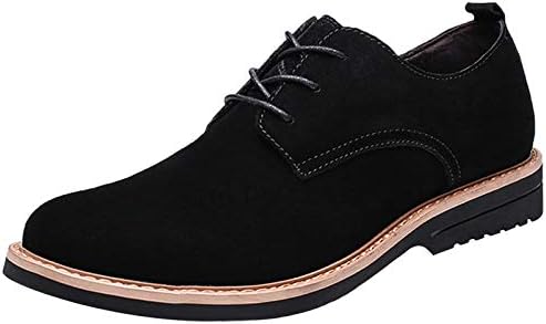 Soarhope カジュアルシューズ 本革 スエードシューズ メンズ ブーツ スウェード ショートブーツ レースアップ ビジネス 通勤用