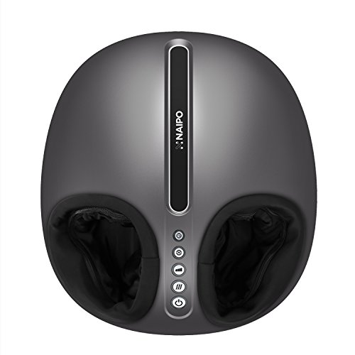 Naipo Shiatsu Foot Massager with Deep Kneading 3 Level Intensities and Optional Heat - //coolthings.us