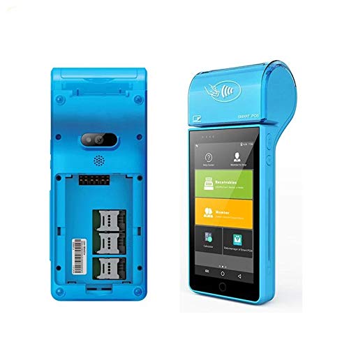 Android 7.0 Handheld mobile all in one pos terminal with printer 1d 2d barcode scanner retail outdoor warehouse ticket portable pos machine