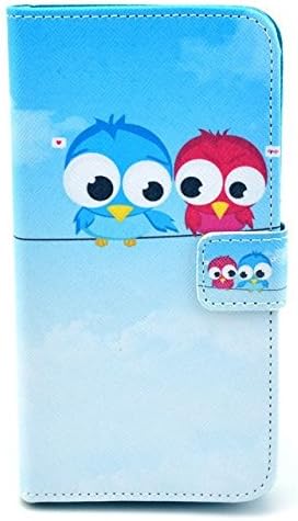 eForprice Fashion Leather Wallet Business Card Holders Flip Cute Cover Case Cover Skin Protector Cell Phone for Samsung Galaxy S5 i9600
