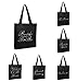 Varsany Black Luxury Crystal Bride Tote bag wedding party gift bag Cotton