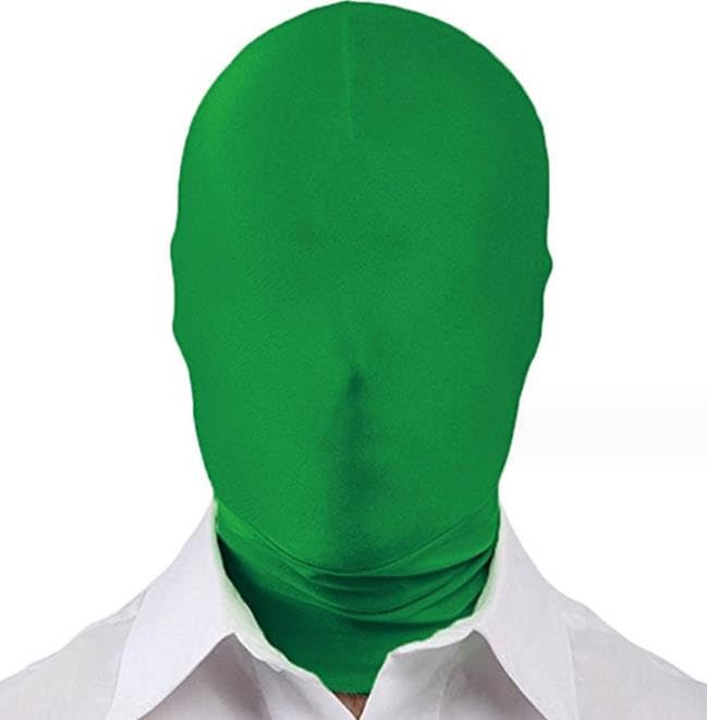 2PCS Halloween Therion Mask Faceless Mask Full Face Mask Costume Mardi Gras Masquerade Mask Skin Halloween Spandex Hood Mask Elastic Black Breathable Blindfold Festival Party Cosplay Costume Hood