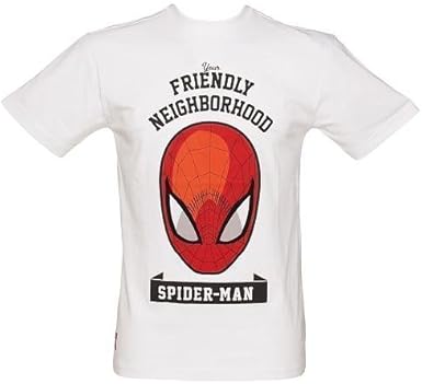 camiseta blanca marvel