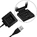 KingAcc Fitbit Blaze Charger, Replacement USB Charging Cable Cord Charger Cradle Dock Adapter for Fitbit Blaze Smart Fitness Watch (3Foot/1meter) (Blaze 2-Pack Black)