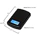 American Weigh Scales Fast Weigh Digital Precision Pocket Scale, Flexible Measurements 600g x 0.1g (Black), MS-600-BLK