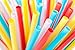 Smoothie Straws in Assorted colors, Good for Drinks, Projects Slushies and Milkshakes, Pack of 100 Pieces (Smoothie -100 Pack)
