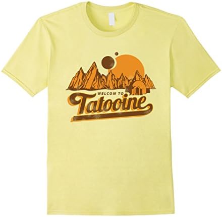 Men's TeeStar Welcome to Tatooine Men's Adults T-Shirt Small Lemon