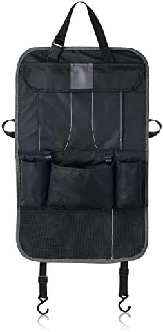 Back Seat Car Organizer for Kids Accessories, Kids Toy Storage, Back Seat Protector, Kick Mat