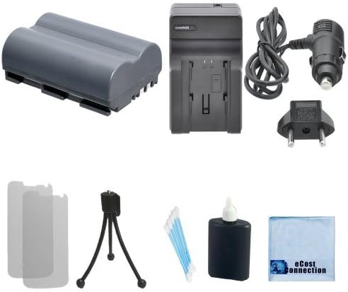 BP-511 Replacement Battery + Car/Home Charger For Canon ZR-45MC, ZR-50, ZR-50MC, ZR-60, ZR-65MC, ZR-70MC, ZR-80, ZR-85, ZR-90 &amp; More.. Cameras + Complete Starter Kit