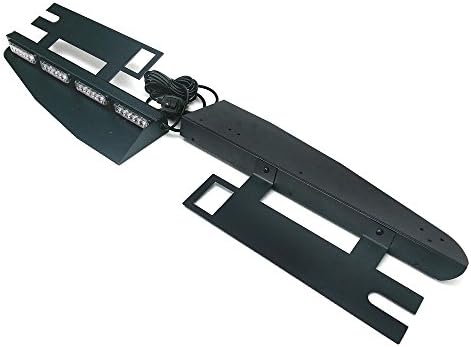 Szcafelimy 72 LED all Green Light Exclusive Split Visor Deck Dash Police Light Fire Protection Lightbar Emergency Strobe Light Warning Flashing LightBar