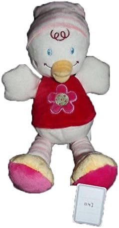Kiabi Kiabi Plush Chick Duck Jumper Red Flower Headband 27cms – 1143