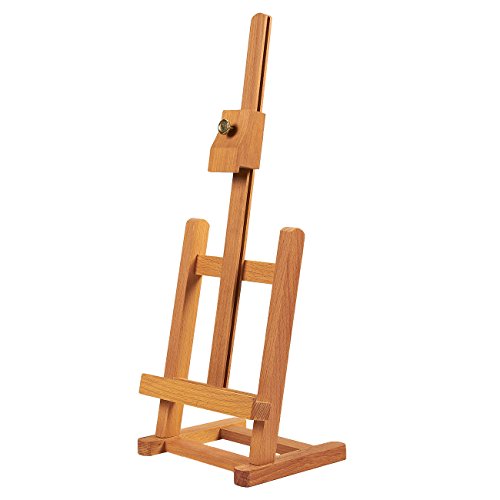 Mini Easel - Canvas Art Easel for Tabletops and Desktops - Display Easel - Adjustable and Foldable - Holds Canvases Up To 13 Inches in Height, 6.25 x 17.5 x 5.5 Inches