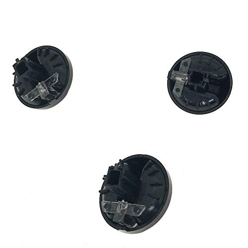 Set of 3 AC Air Conditioner Climate Control Knob Switch for 2000-2006 Toyota Tundra Replaces OE# 55905-0C010 559050C010