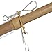 Toland Home Garden Metal Flag Pole with Anti-wrap Sleeve 5-Foot (60-Inch) House Flag Accessory 407142