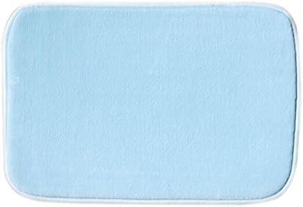 Foam Non-slip Floor Mats Bath Carpet Bedroom Rug Blue
