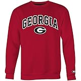 Georgia Bulldogs Crewneck Sweatshirt Red